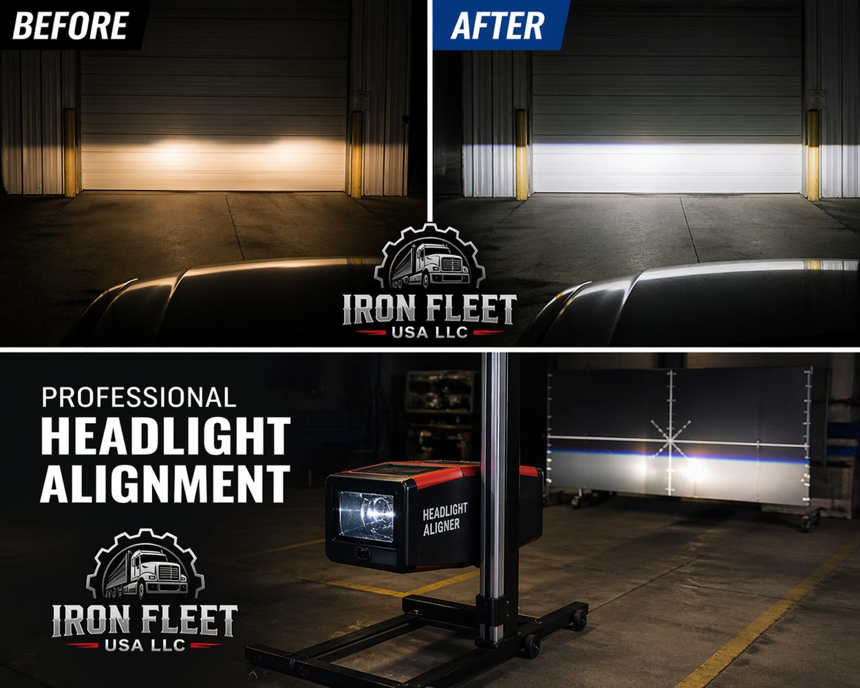 Headlight alignment and restoration